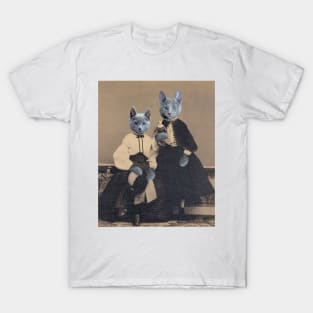 Sepia Copy of Russian Blue Girls T-Shirt